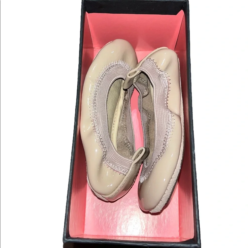 Yosi Samra Tan Patent Flats